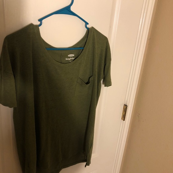 navy green shirt plain